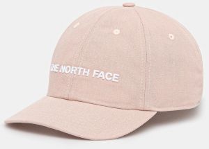 Šiltovka The North Face Roomy Norm ružová farba, s nášivkou, NF0A7WHPYK91