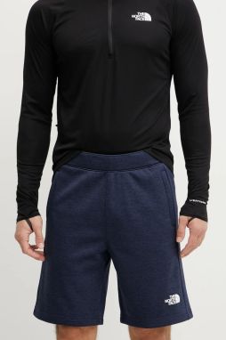 Šortky The North Face Reaxion pánske, tmavomodrá farba, melanžové, NF0A8BET8Q01