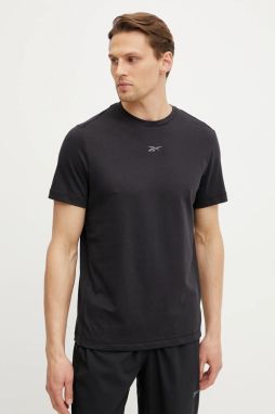 Tréningové tričko Reebok Athlete čierna farba, jednofarebný, 100215058