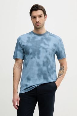 Bavlnené tričko Calvin Klein pánske, vzorované, K10K114150