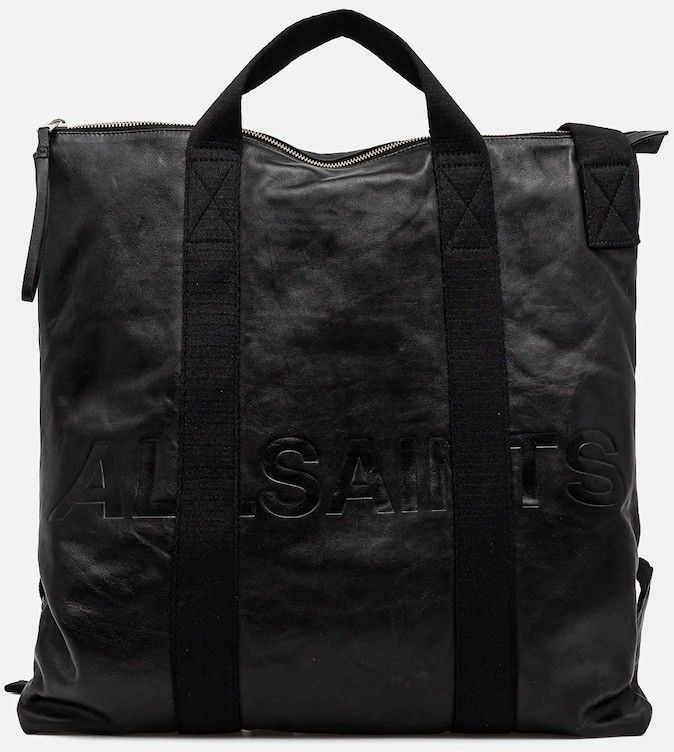 Kožená taška AllSaints KEI čierna farba, M002XB