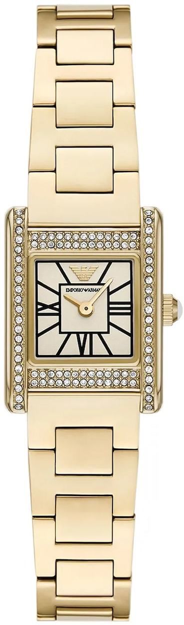 Hodinky Emporio Armani MINI GENNI dámske, zlatá farba, AR11663