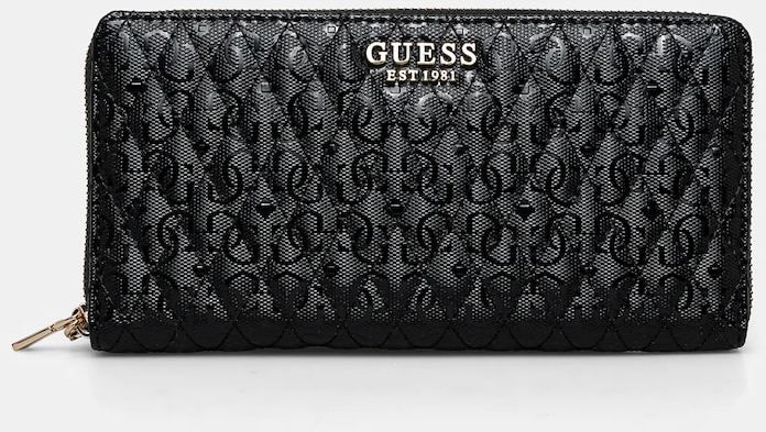 Peňaženka Guess BETULA dámska, čierna farba, SWGG96 26163