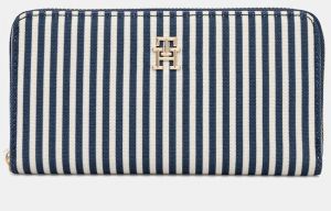 Peňaženka Tommy Hilfiger dámska, tmavomodrá farba, AW0AW17269