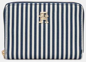 Peňaženka Tommy Hilfiger dámsky, tmavomodrá farba, AW0AW17270