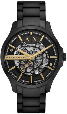 Hodinky Armani Exchange HAMPTON pánske, čierna farba, AX2463