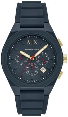 Hodinky Armani Exchange RAFAEL pánske, čierna farba, AX4168