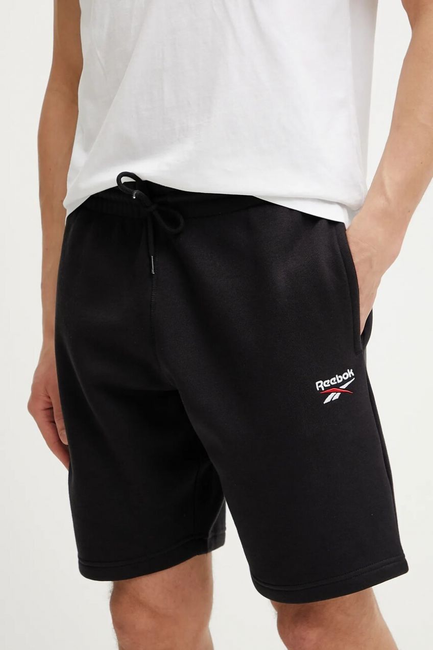 Šortky Reebok Classic pánske, čierna farba, 100221831