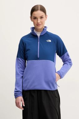 Športová mikina The North Face Glacier Heavyweight fialová farba, vzorovaná, NF0A89JBAI41