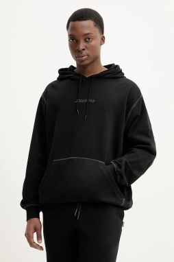 Mikina Dickies pánska, čierna farba, s kapucňou, jednofarebná, DK0A4Z6YBLK1