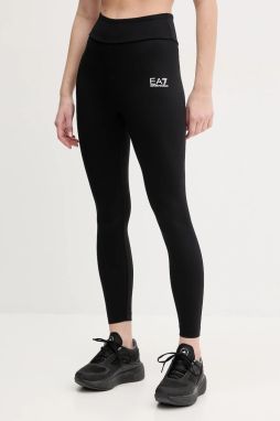 Tréningové legíny EA7 Emporio Armani čierna farba, jednofarebné, AF12625.7W000232