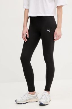 Legíny Puma dámske, čierna farba, jednofarebné, 682424