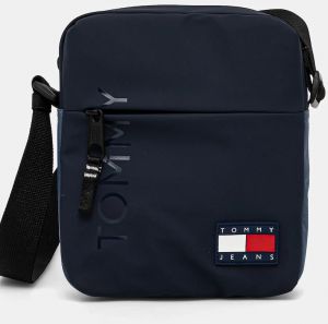 Malá taška Tommy Jeans tmavomodrá farba, AM0AM13270