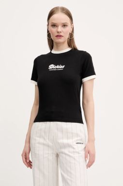 Tričko Dickies dámske, čierna farba, DK0A4Z8IBLK1