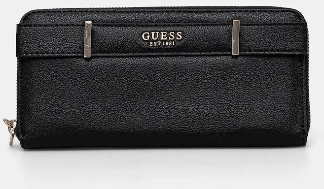 Peňaženka Guess ANADELA dámska, čierna farba, SWBG96 33146