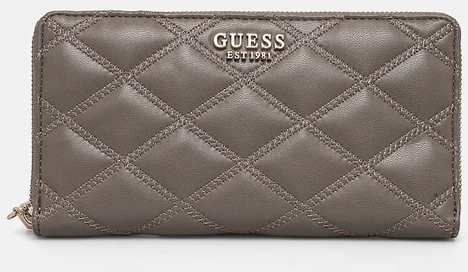 Peňaženka Guess TAMSIN dámska, hnedá farba, SWQG96 32163