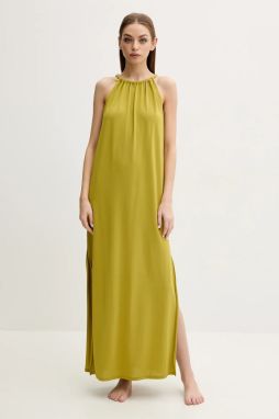 Plážové šaty Max Mara Beachwear zelená farba, 2516621029600