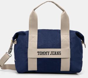 Taška Tommy Jeans tmavomodrá farba, AM0AM13325