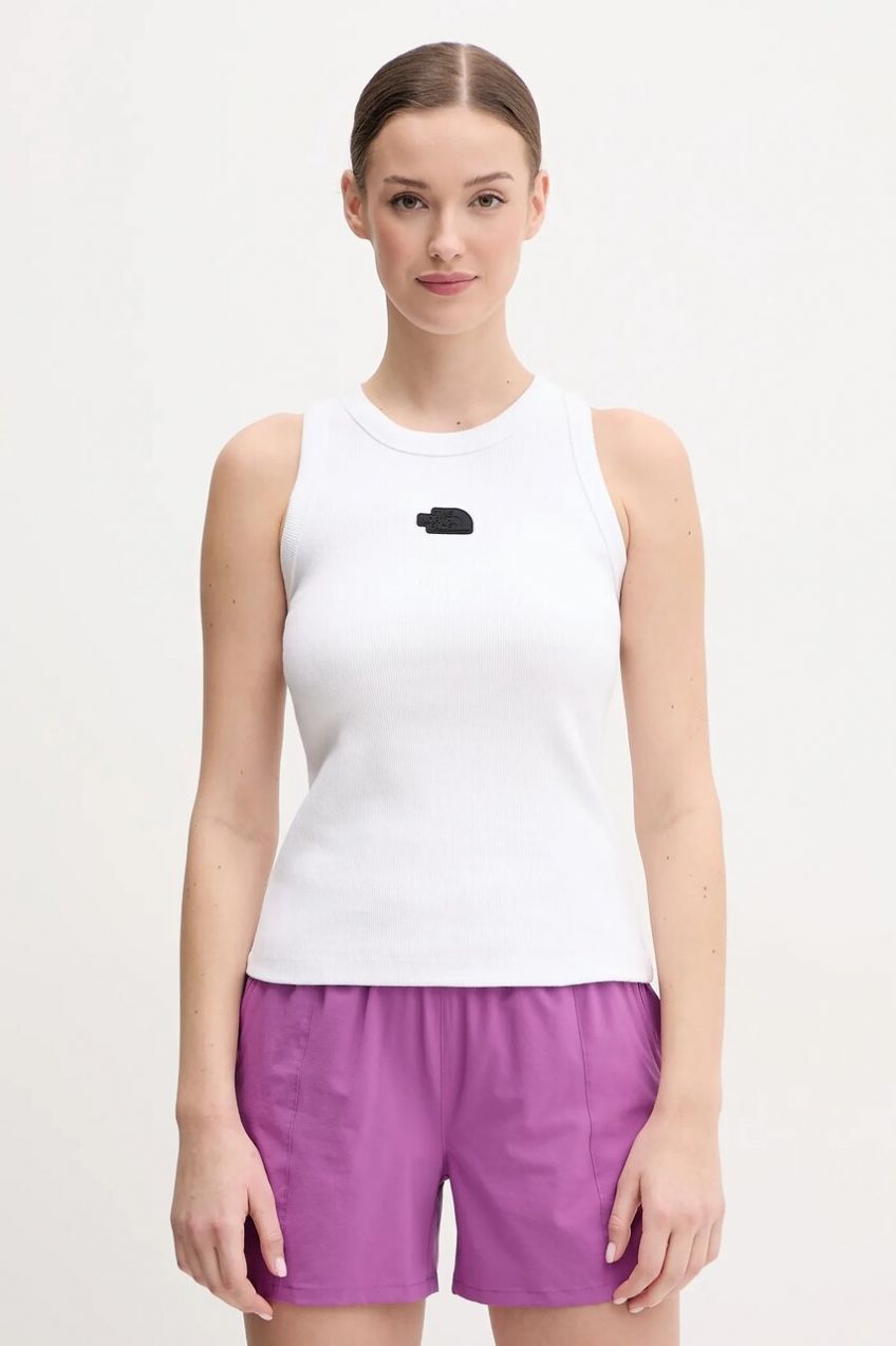 Top The North Face biela farba, NF0A8BVTFN41