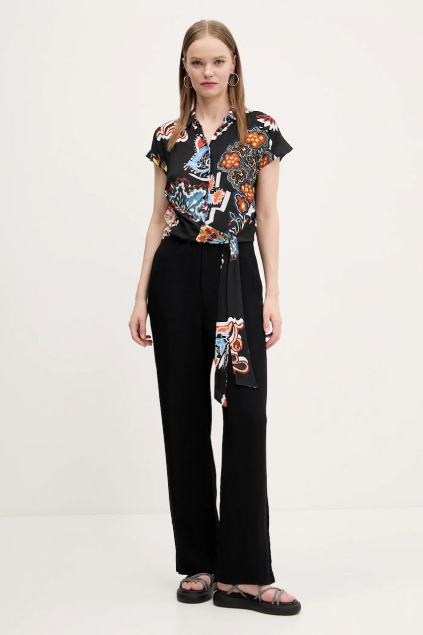 Overal Desigual PAISLEY LACROIX čierna farba, 25SWPW20