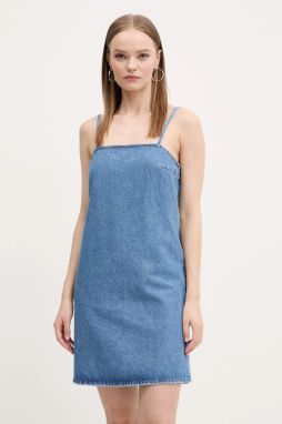 Bavlnené šaty Hugo Blue mini, rovný strih, 50540560
