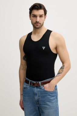 Tričko Guess CALEB 2-pak čierna farba, U97G15 KCD31
