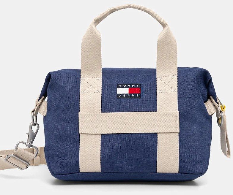 Taška Tommy Jeans tmavomodrá farba, AM0AM13281