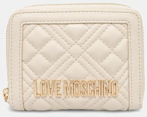 Peňaženka Love Moschino dámska, béžová farba, JC5710PP0MLA0110