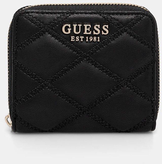 Peňaženka Guess TAMSIN dámska, čierna farba, SWQG96 32137