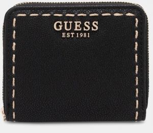 Peňaženka Guess NASTRA dámska, čierna farba, SWBG96 37137