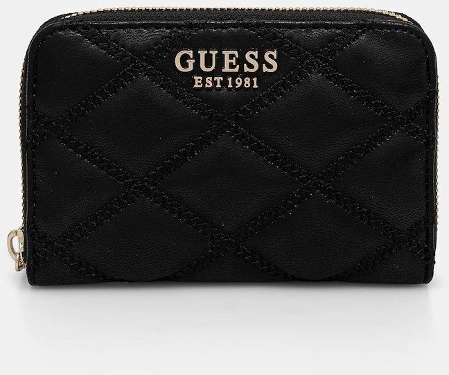 Peňaženka Guess TAMSIN dámska, čierna farba, SWQG96 32140
