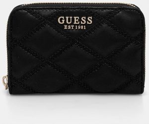 Peňaženka Guess TAMSIN dámska, čierna farba, SWQG96 32140