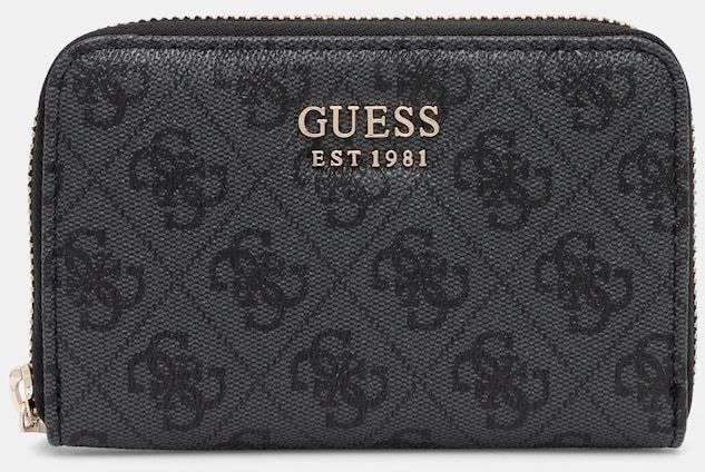 Peňaženka Guess BRENTON dámska, čierna farba, SWLG96 48140