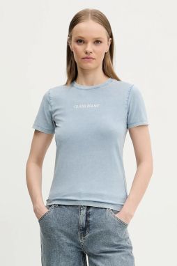 Bavlnené tričko Guess Jeans dámske, W5GI41 KCTL1