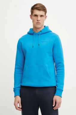 Mikina Peak Performance pánska, s kapucňou, jednofarebná