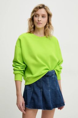 Mikina Answear Lab dámska, zelená farba, jednofarebná