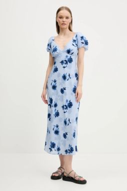 Šaty Abercrombie & Fitch midi, rovný strih, KI159-5580