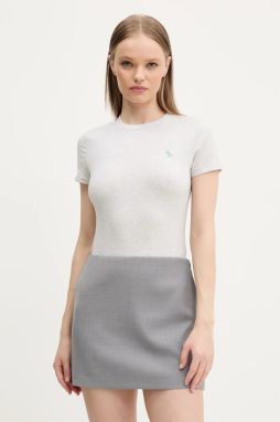Tričko Abercrombie & Fitch dámske, šedá farba, KI139-5273
