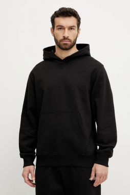 Bavlnená mikina The North Face Dome Relaxed pánska, čierna farba, s kapucňou, jednofarebná, NF0A8C43JK31