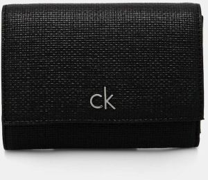 Peňaženka Calvin Klein dámska, čierna farba, K60K612945