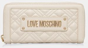 Peňaženka Love Moschino dámska, béžová farba, JC5600PP0MLA0110