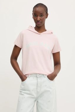 Tričko Guess Jeans dámske, ružová farba, W5GP28 J1314