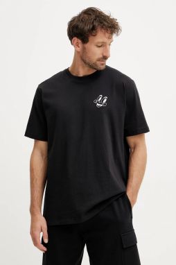 Bavlnené tričko adidas Originals MBN TEE pánske, čierna farba, s potlačou, JN7032
