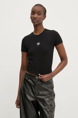 Tričko Guess Jeans dámske, čierna farba, W5GI38 J1314