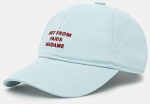 Bavlnená šiltovka Drôle de Monsieur La Casquette Slogan jednofarebná, G-CP151-CO138-LBE