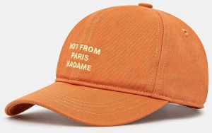 Bavlnená šiltovka Drôle de Monsieur La Casquette Slogan oranžová farba, jednofarebná, G-CP151-CO138-RT