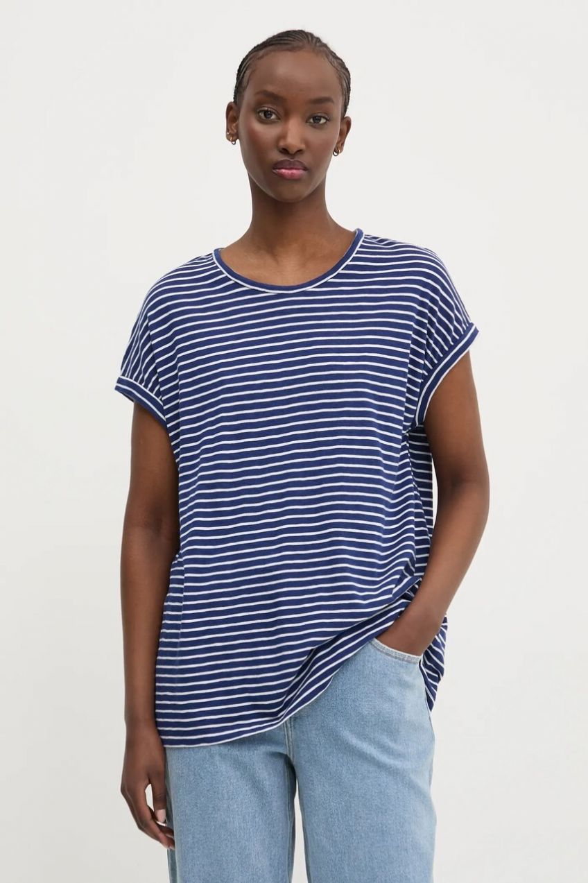 Tričko Superdry dámske, tmavomodrá farba, W1011647A-IBX