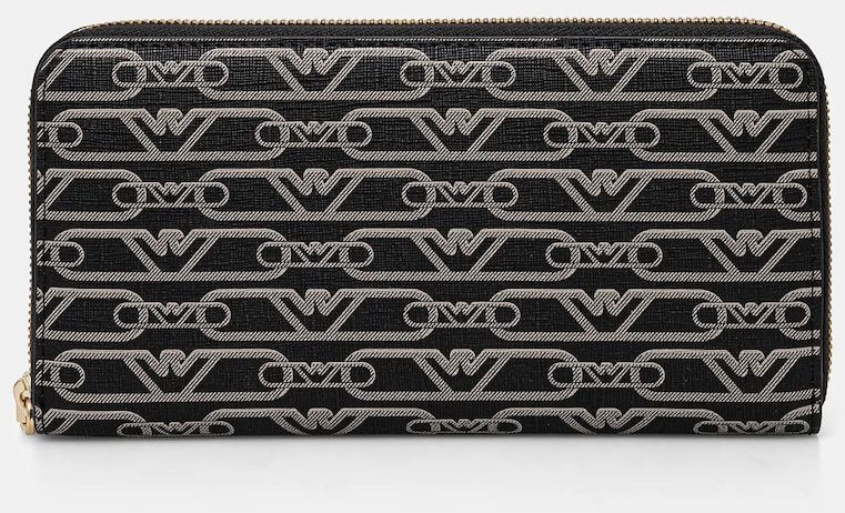 Peňaženka Emporio Armani dámska, čierna farba, EW000366 AF11951
