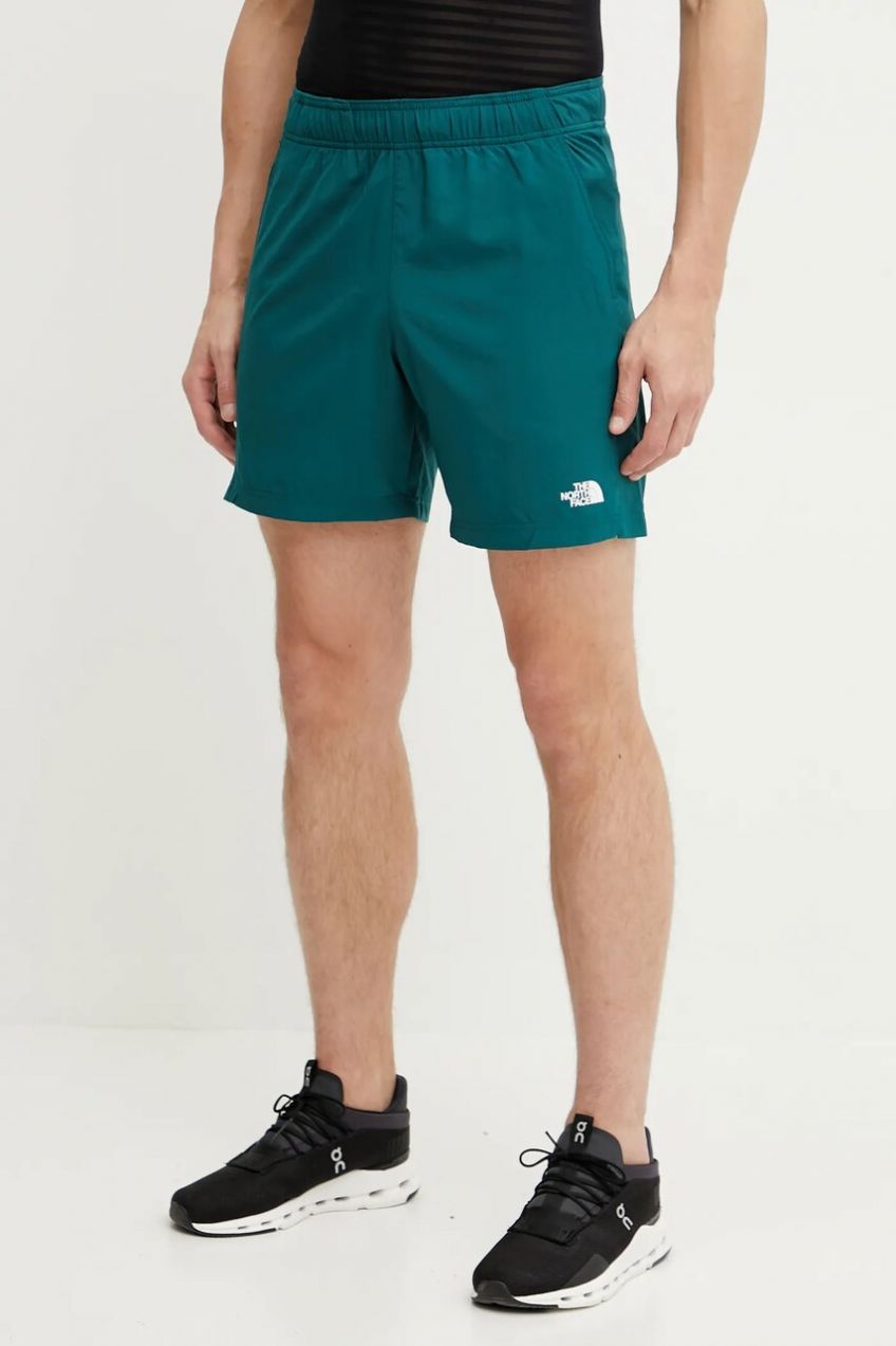 Športové krátke nohavice The North Face 24/7 pánske, zelená farba, NF0A3O1B6GI1