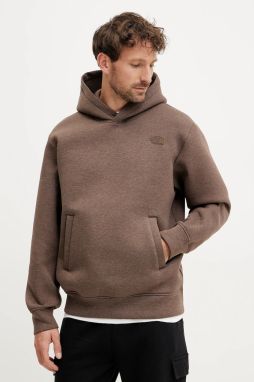 Mikina The North Face Pull-on pánska, s kapucňou, melanžová, NF0A8AMB2QI1